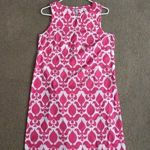 Pink and white dress. EUC